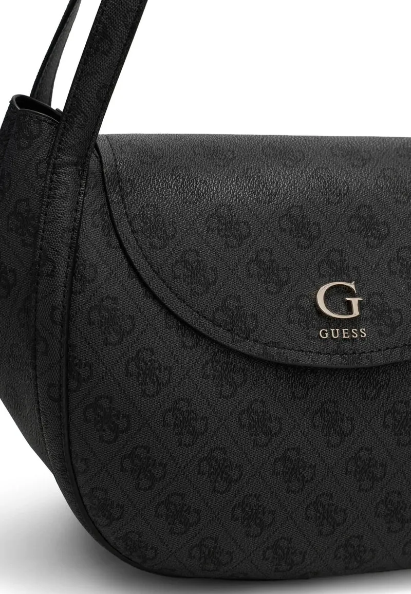 Guess Sac à Rabat Coleen Monogramme Coal Logo
