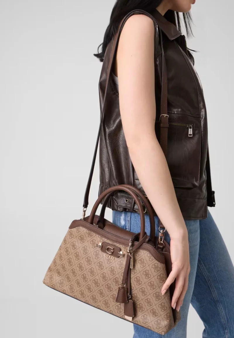 Guess Sac à Main Lindsey Latte Logo