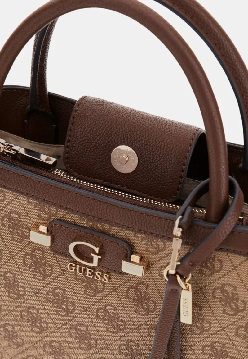 Guess Sac à Main Lindsey Latte Logo