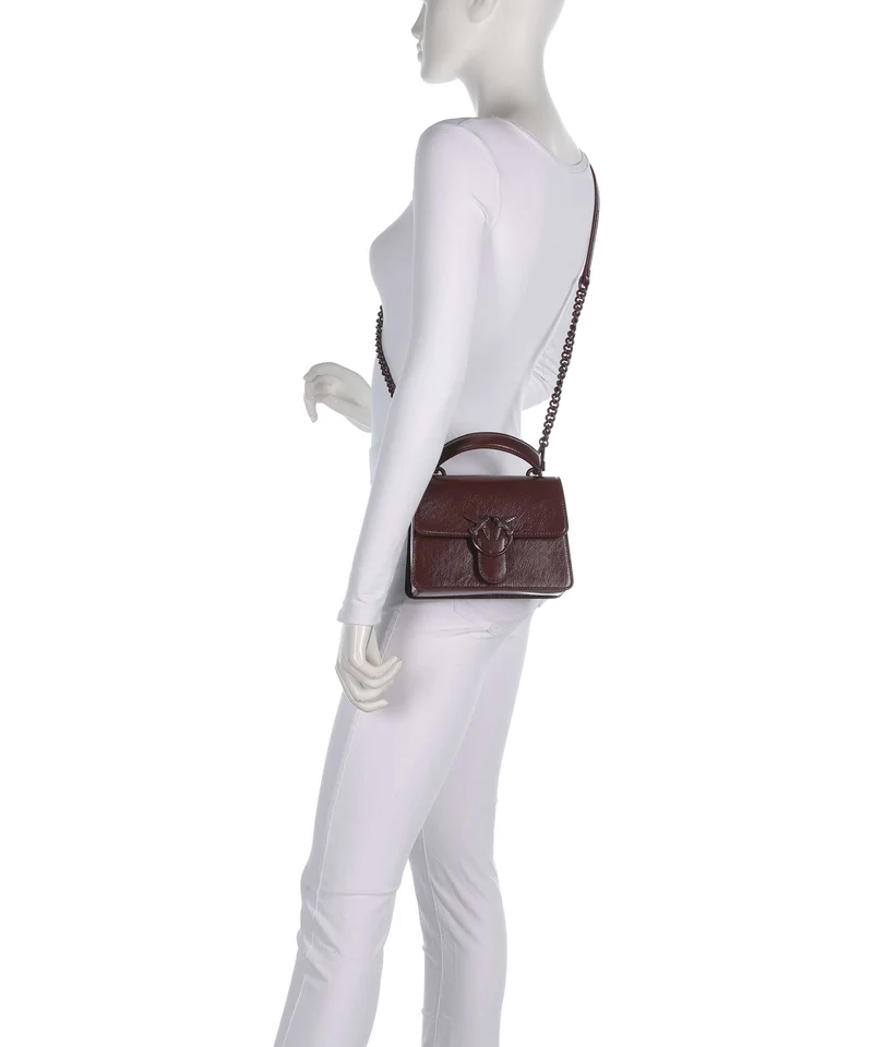 Pinko Love One Mini Sac à main burgundy wine