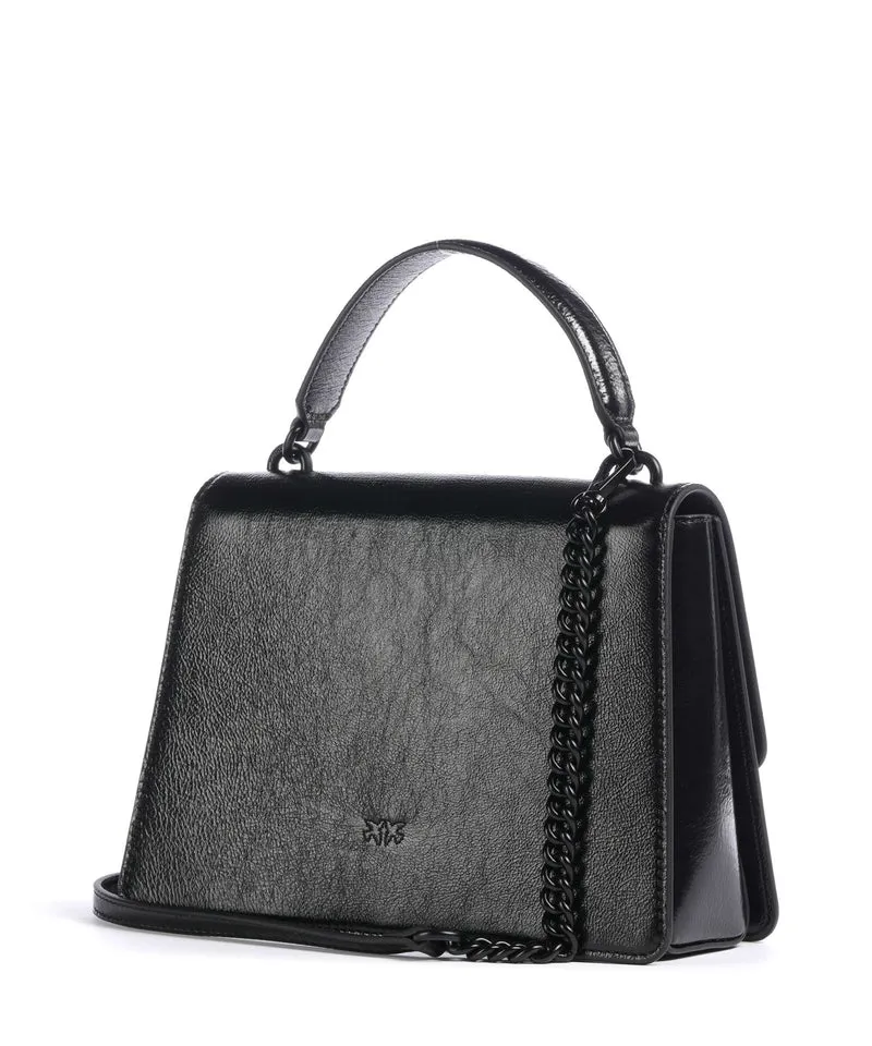 Pinko Love One Classic Sac à main nero limousine block color