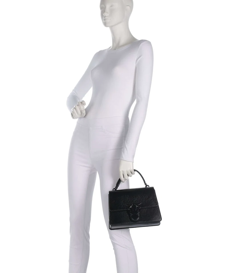 Pinko Love One Classic Sac à main nero limousine block color