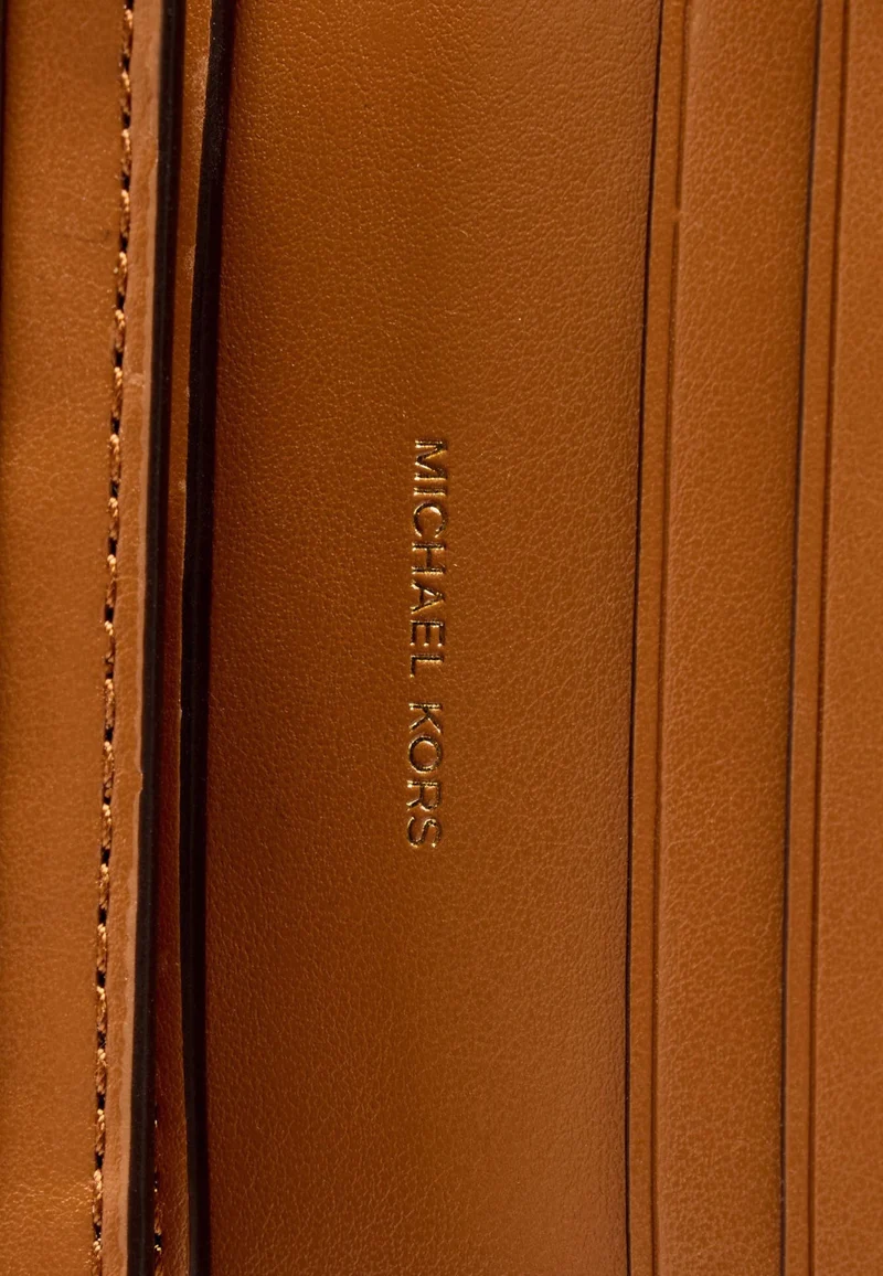 Michael Kors Petit portefeuille Hamilton Moderne Marron