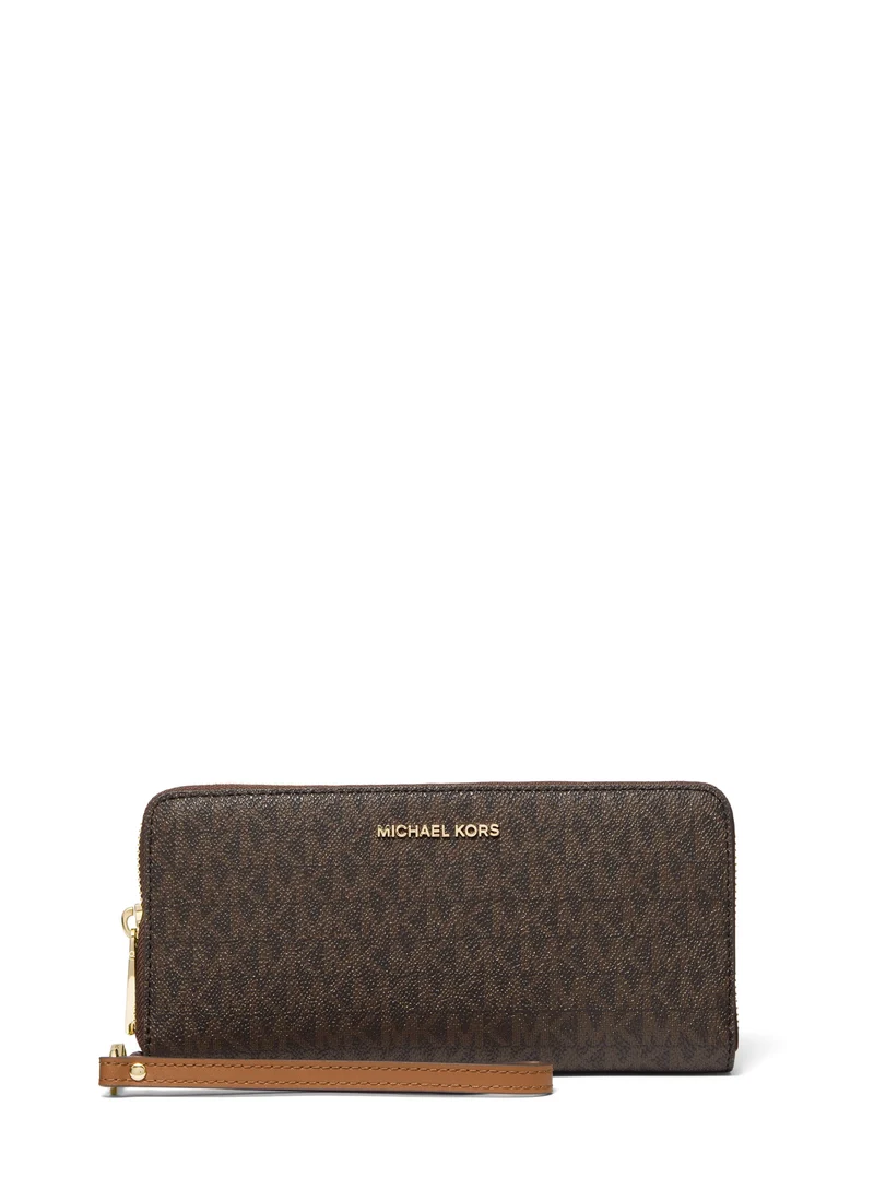 Michael Kors Porte monnaie / billet Jet Set Marron