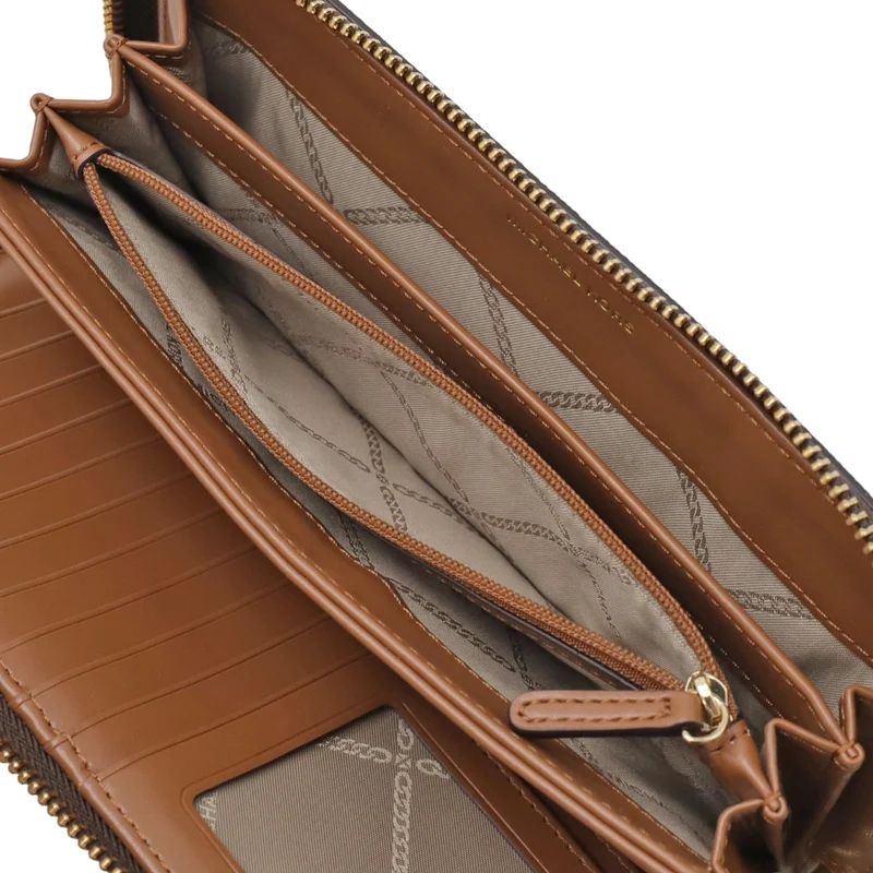 Michael Kors Porte monnaie / billet Jet Set Marron