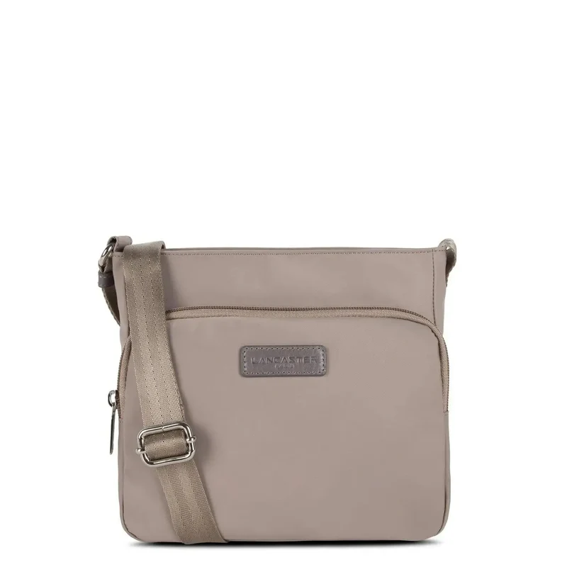 Lancaster Sac zippé trotteur porté croisé Basic Galet