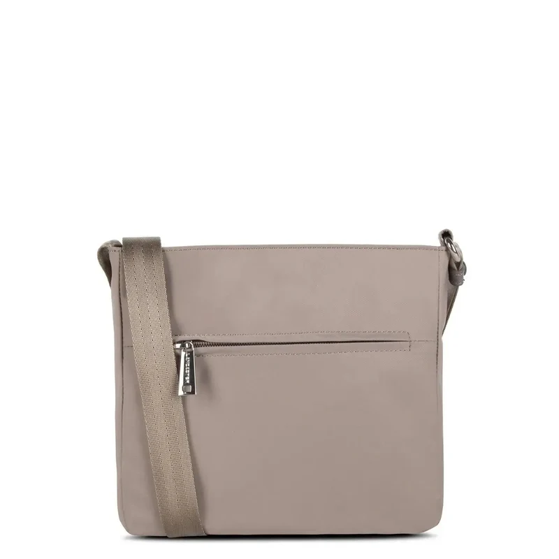 Lancaster Sac zippé trotteur porté croisé Basic Galet
