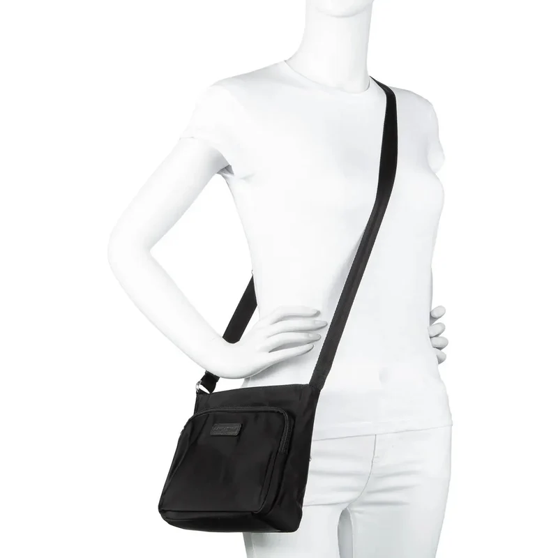 Lancaster Sac zippé trotteur porté croisé Basic Galet