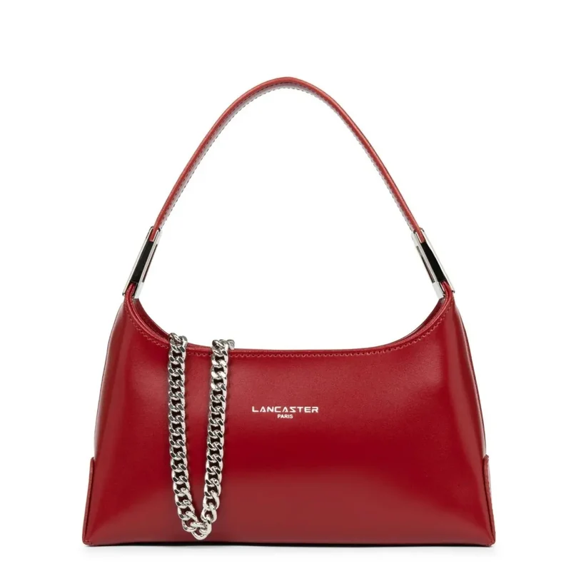 Lancaster Sac baguette Zippé Suave Ace Carmin