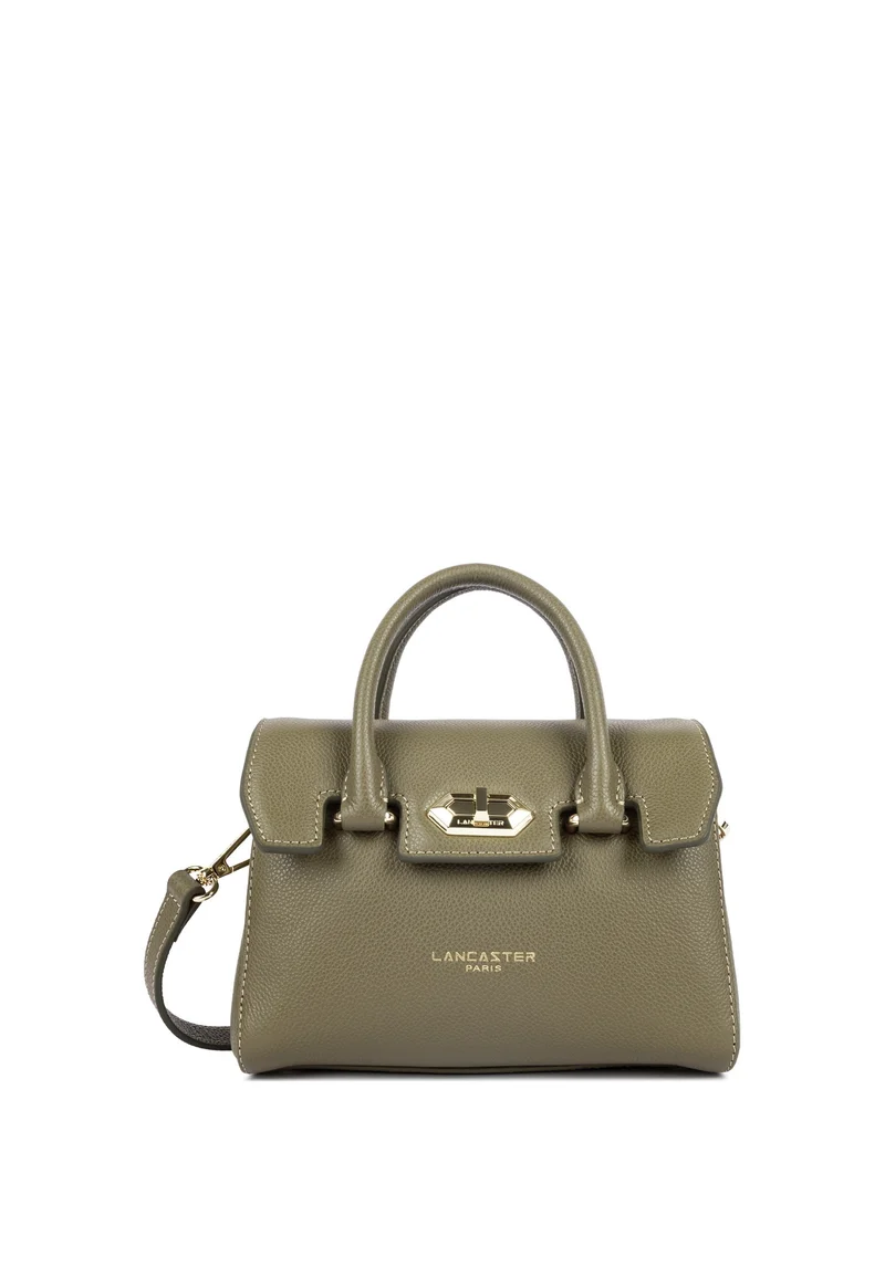 Lancaster Sac à main A rabat avec fermoir Mini Milano Cosmos Kaki