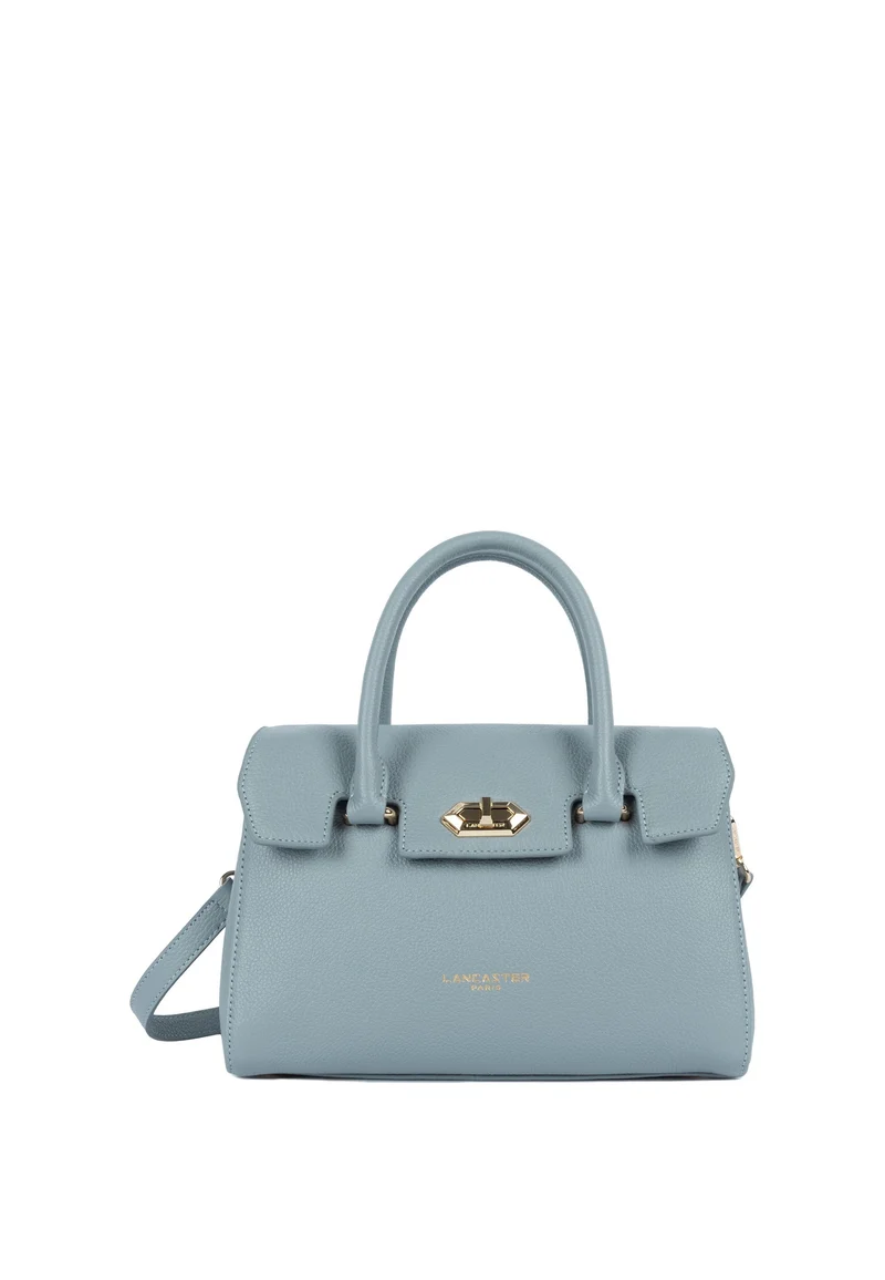 Lancaster Sac à main A rabat avec fermoir S Milano Cosmos Bleu gris