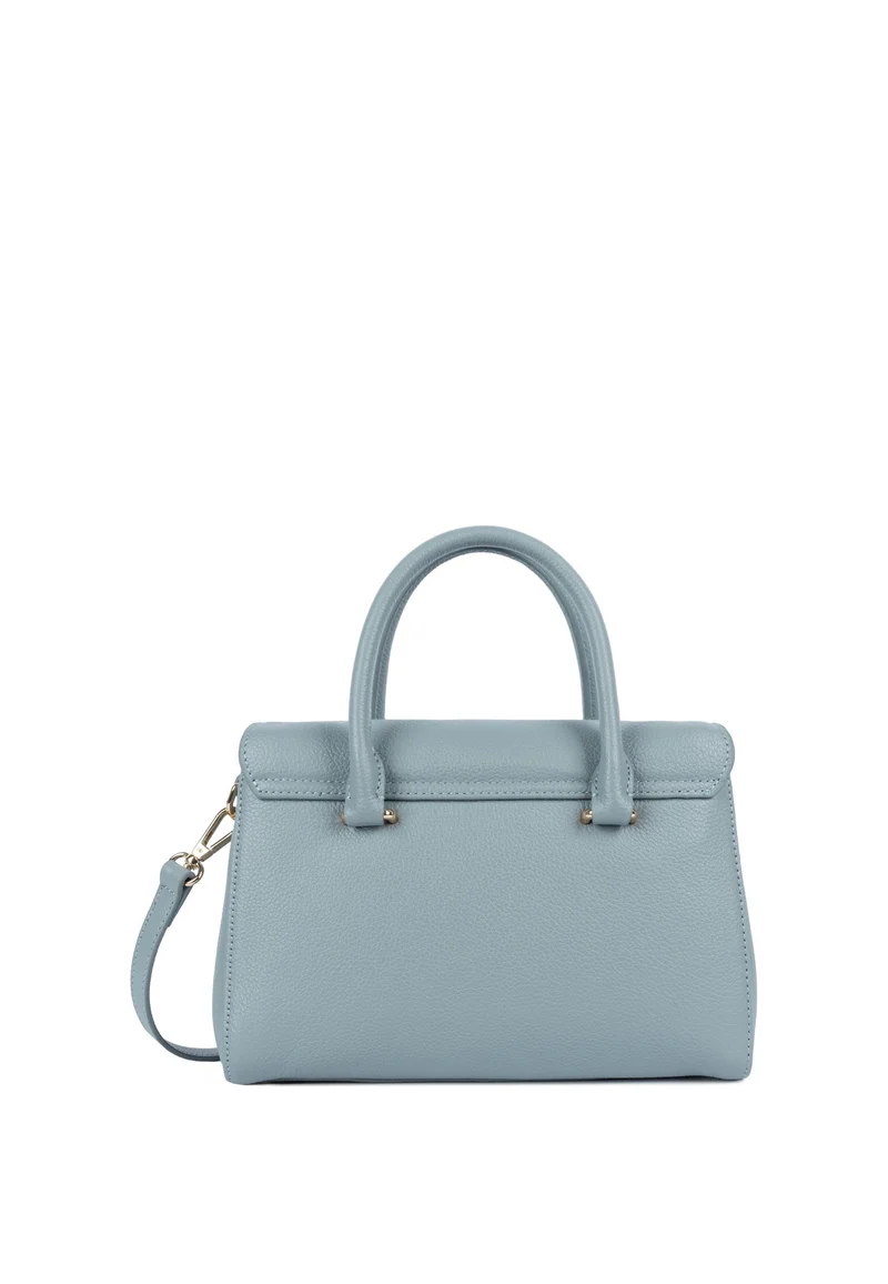 Lancaster Sac à main A rabat avec fermoir S Milano Cosmos Bleu gris