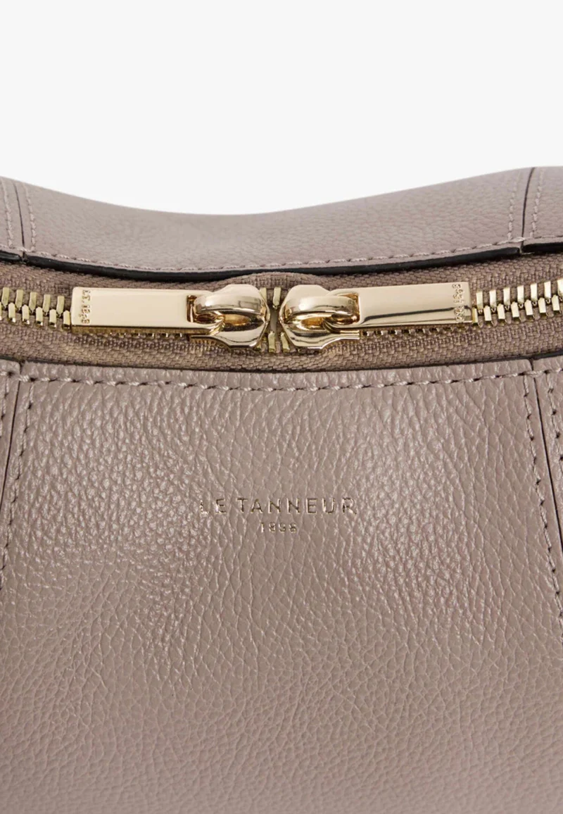 Le Tanneur Petit Sac hobo Juliette Gris Fossile