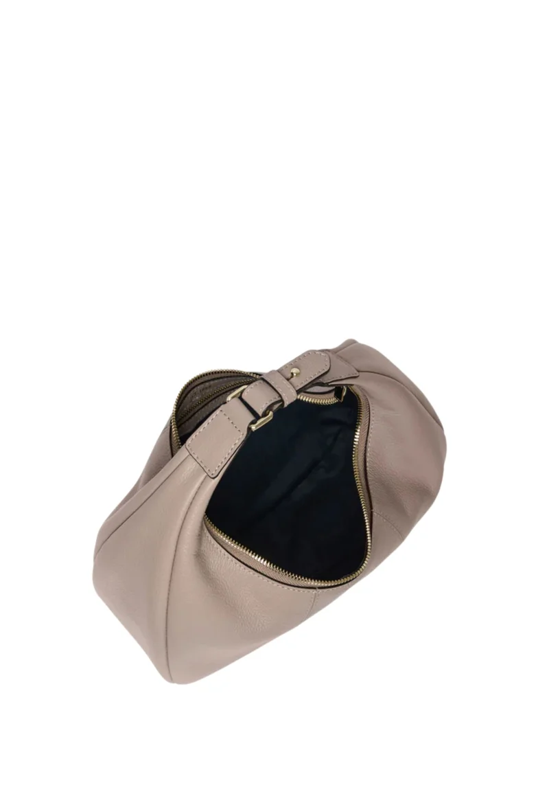 Le Tanneur Petit Sac hobo Juliette Gris Fossile