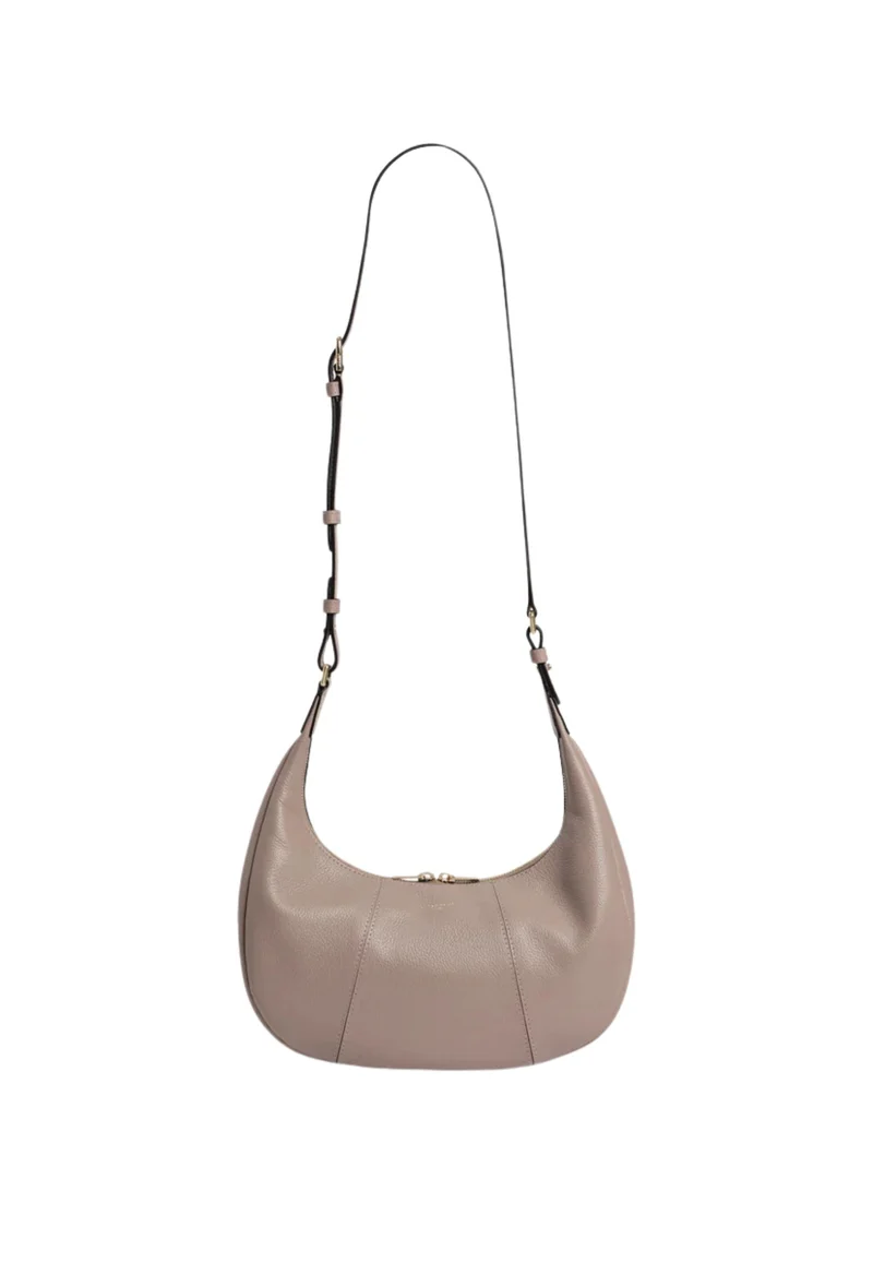 Le Tanneur Petit Sac hobo Juliette Gris Fossile