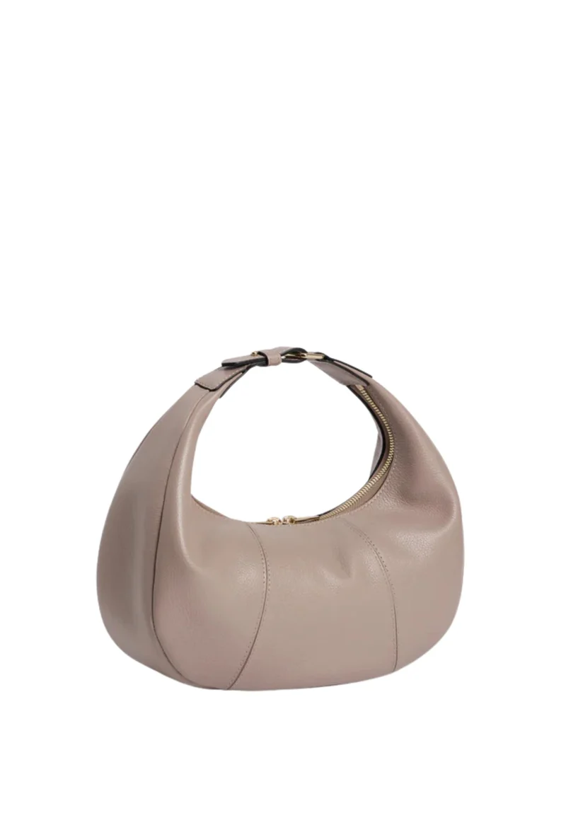 Le Tanneur Petit Sac hobo Juliette Gris Fossile