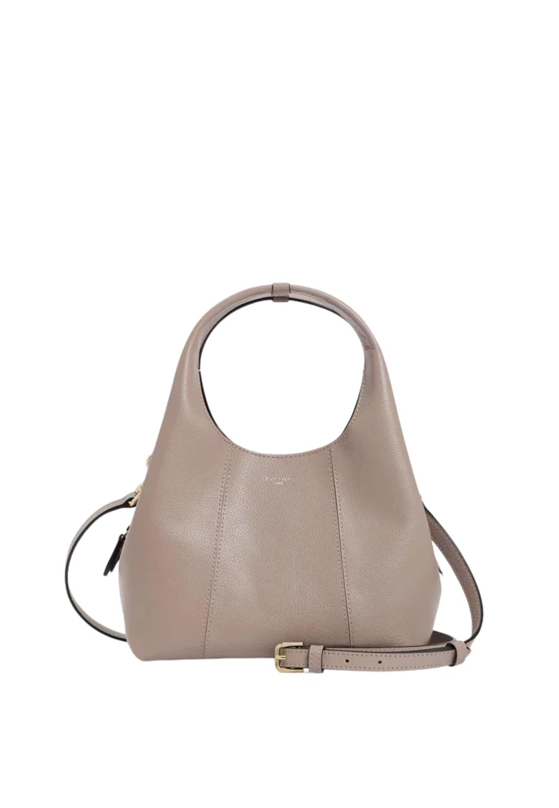 Le Tanneur Petit Sac à main Juliette Gris Fossile