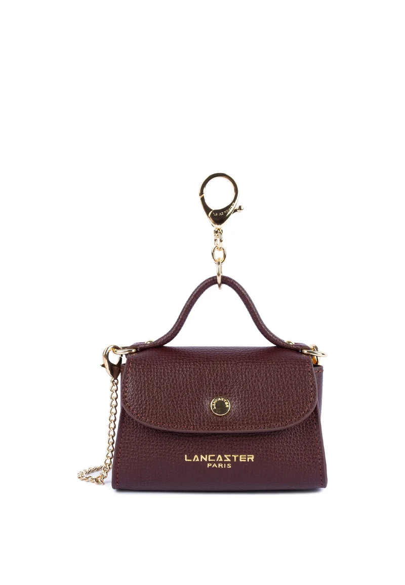 Lancaster Porte-monnaie A rabat avec pression Nano Sierra PM Bordeaux foncé