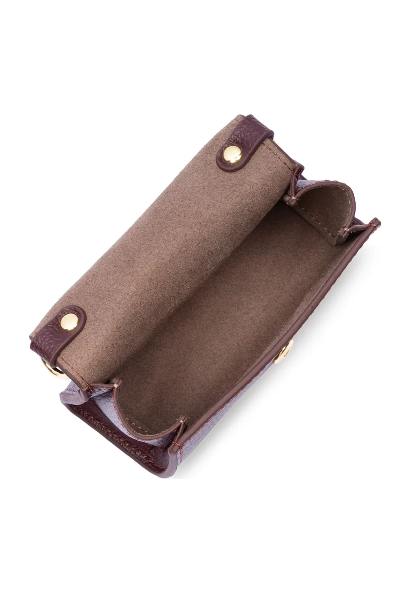 Lancaster Porte-monnaie A rabat avec pression Nano Sierra PM Bordeaux foncé