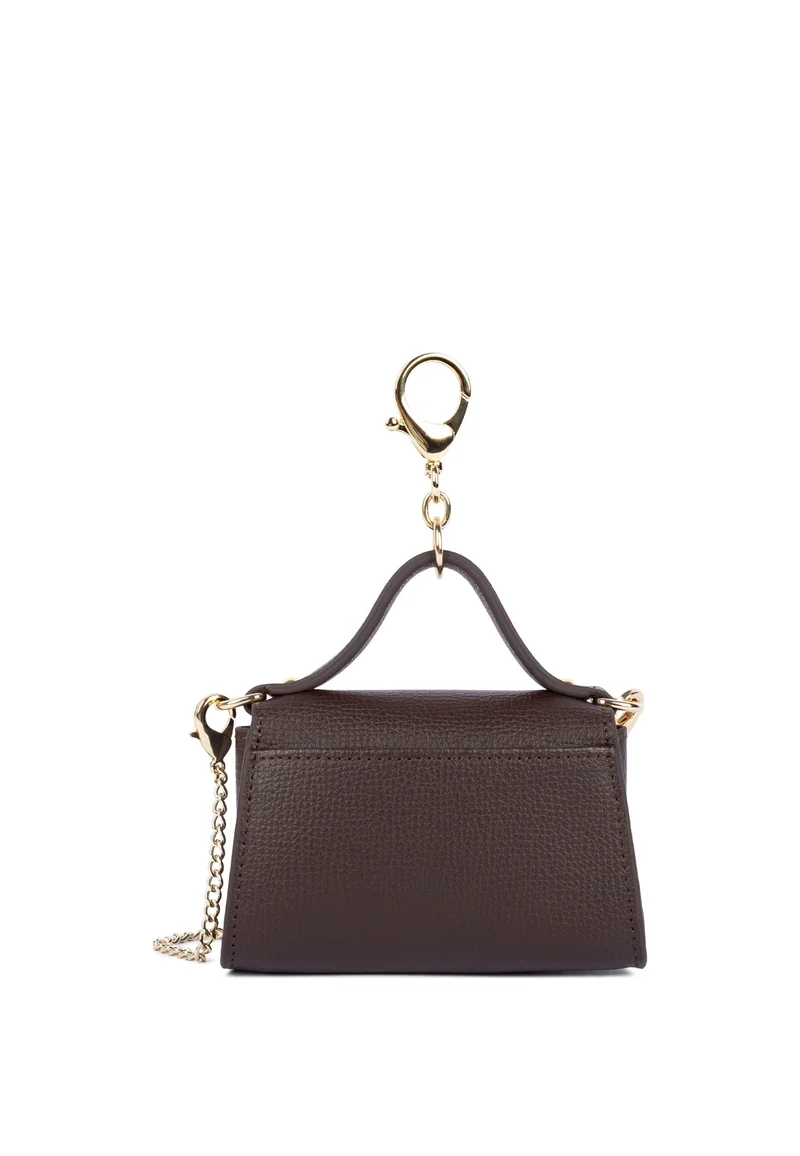Lancaster Porte-monnaie A rabat avec pression Nano Sierra PM Marron Foncé