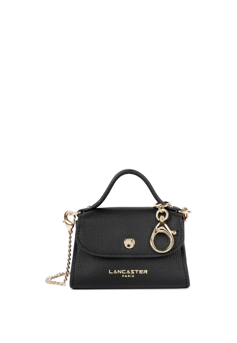 Lancaster Porte-monnaie A rabat avec pression Nano Sierra PM Noir