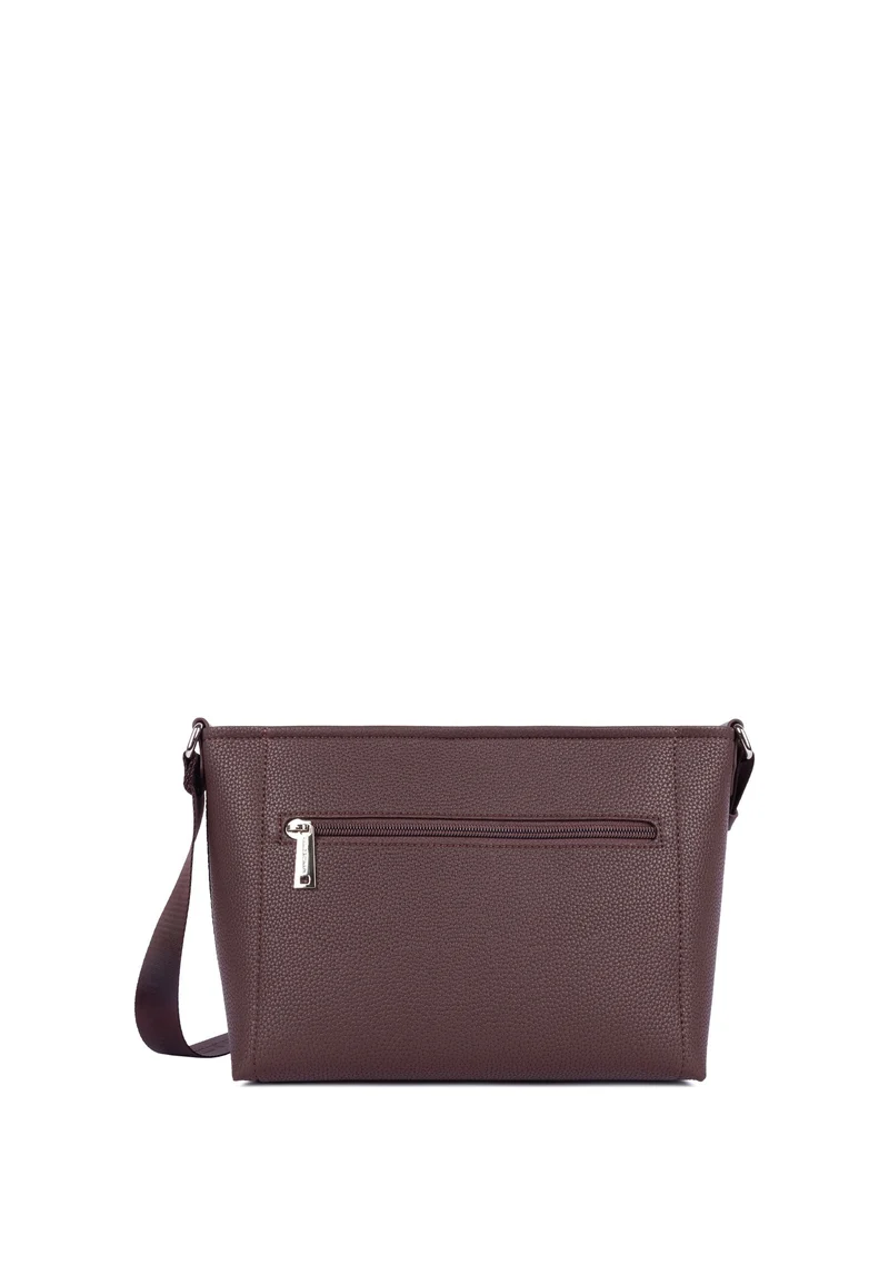 Lancaster Sac trotteur Zippé M Maya Double KBA Bordeaux foncé