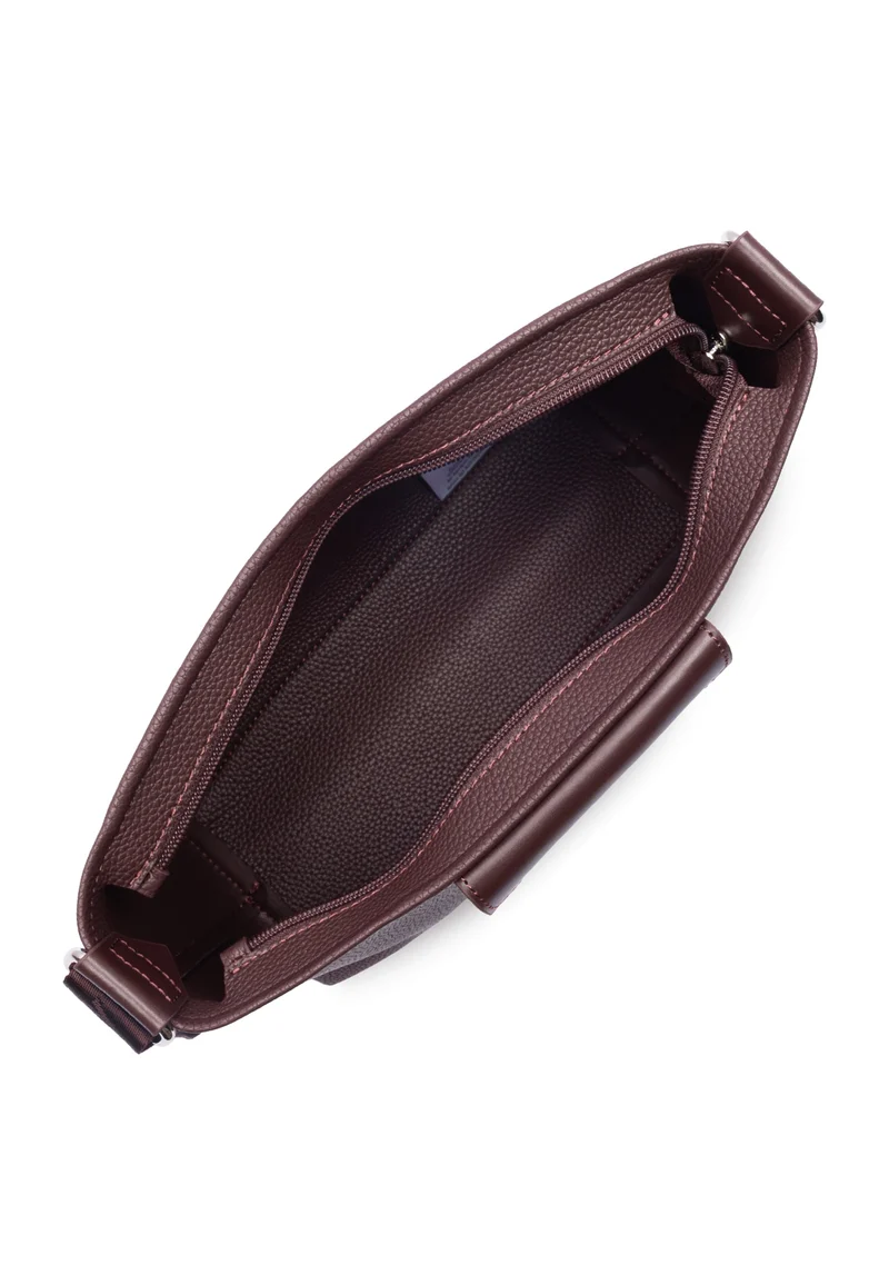 Lancaster Sac trotteur Zippé M Maya Double KBA Bordeaux foncé
