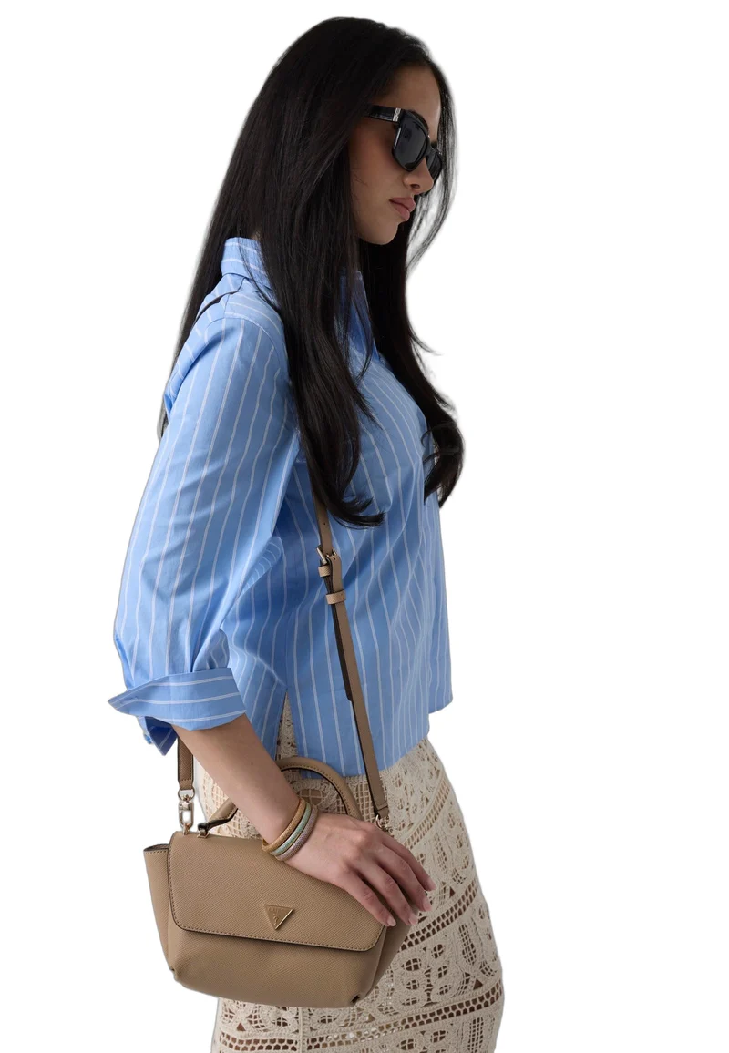 Guess Sac à Rabat Gilda Beige