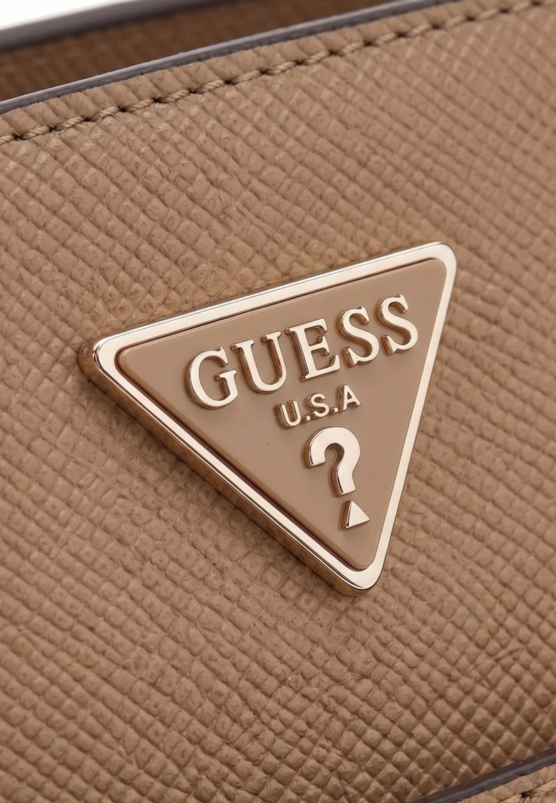 Guess Sac à Main Gilda 3 Compartiments Beige