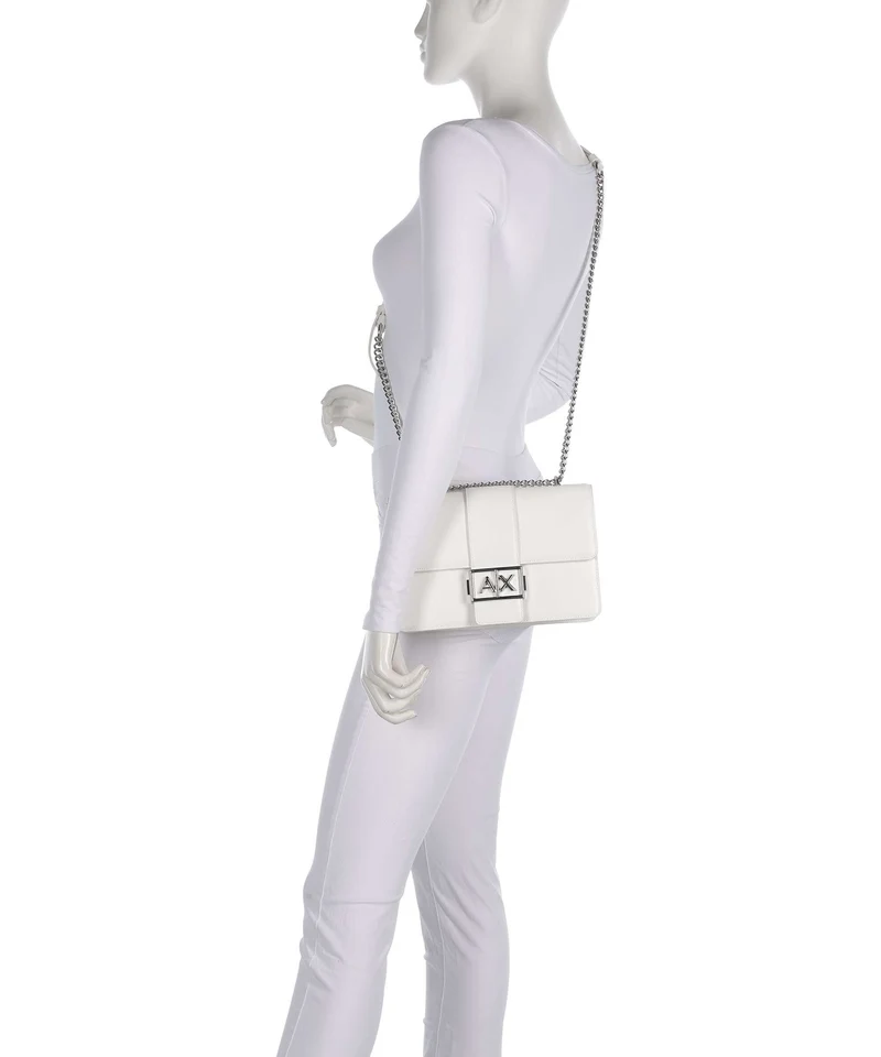 Armani Exchange Wonder M Sac porté épaule off white
