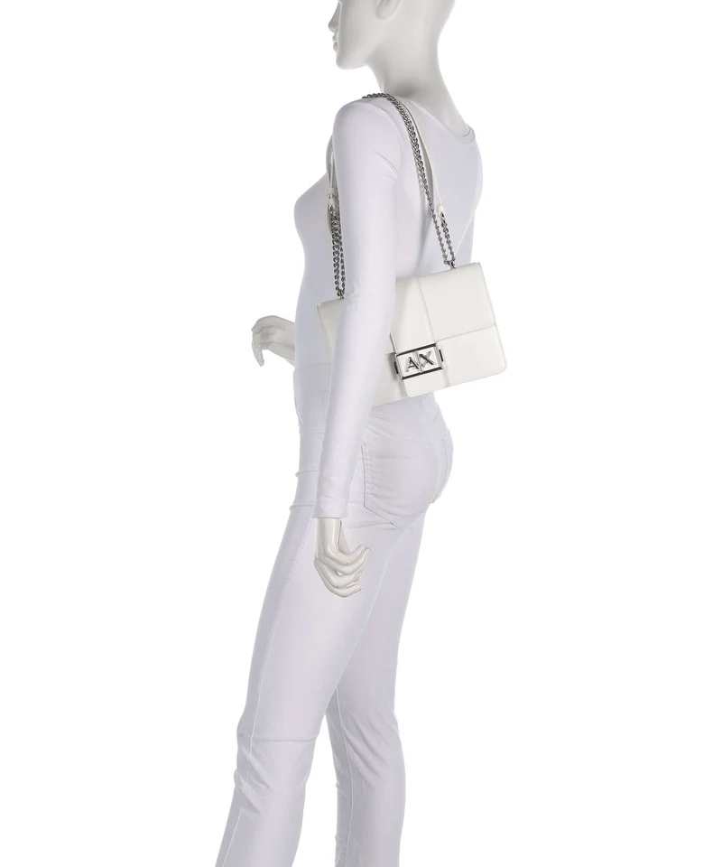 Armani Exchange Wonder M Sac porté épaule off white