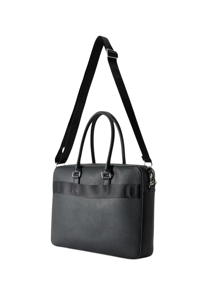 Lacoste Homme Sac Ordinateur Noir