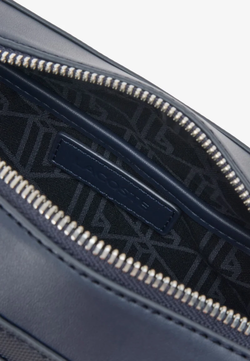 Lacoste Petit sac messenger Homme Langon Petit Piqué Marine