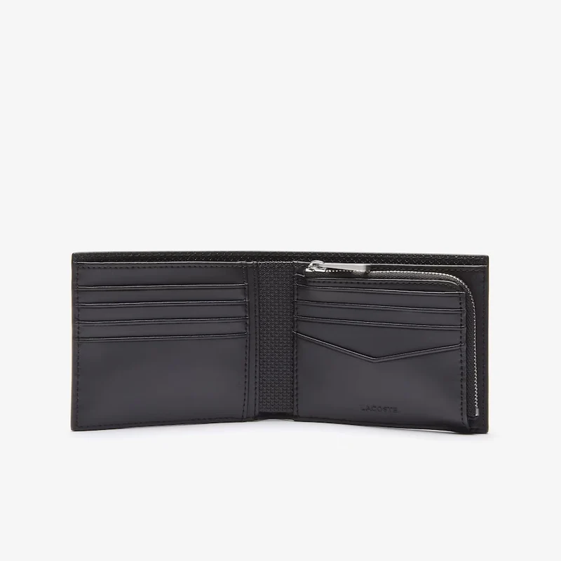 Portefeuille cuir piqué Chantaco Homme Lacoste
