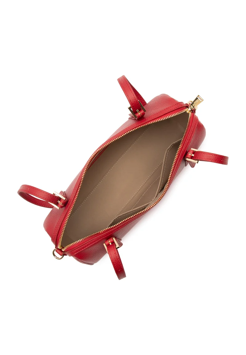 Lancaster Sac rectangle Zippé Milano Ana Rouge