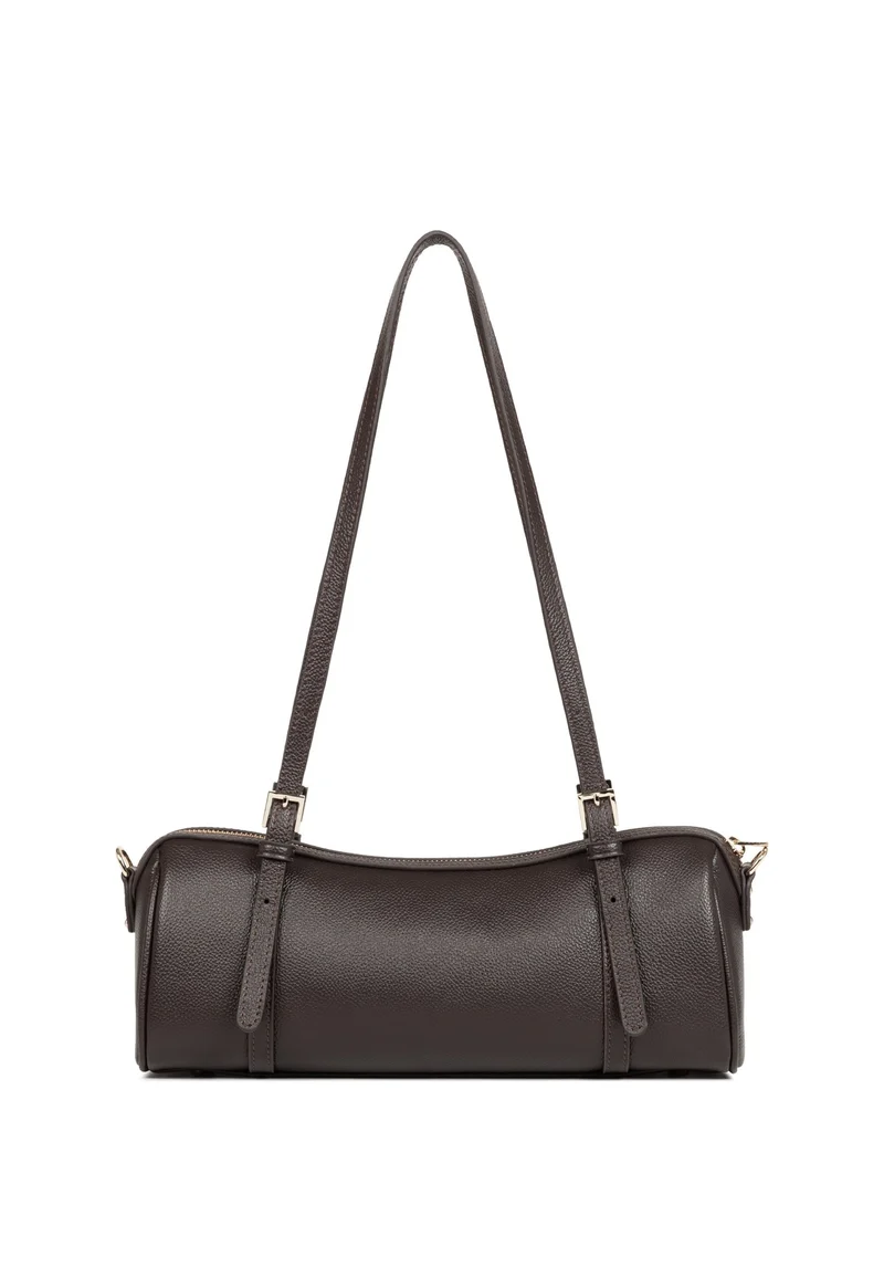 Lancaster Sac rectangle Zippé Milano Ana Marron Foncé