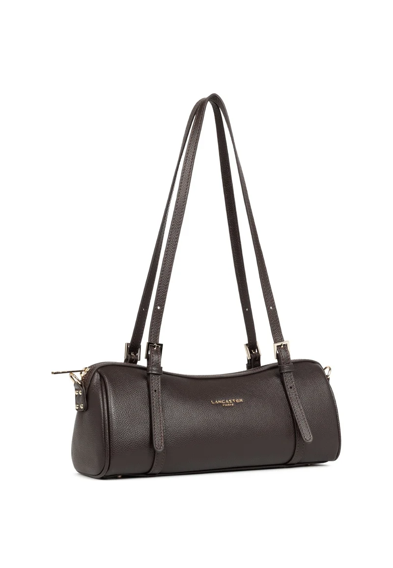 Lancaster Sac rectangle Zippé Milano Ana Marron Foncé