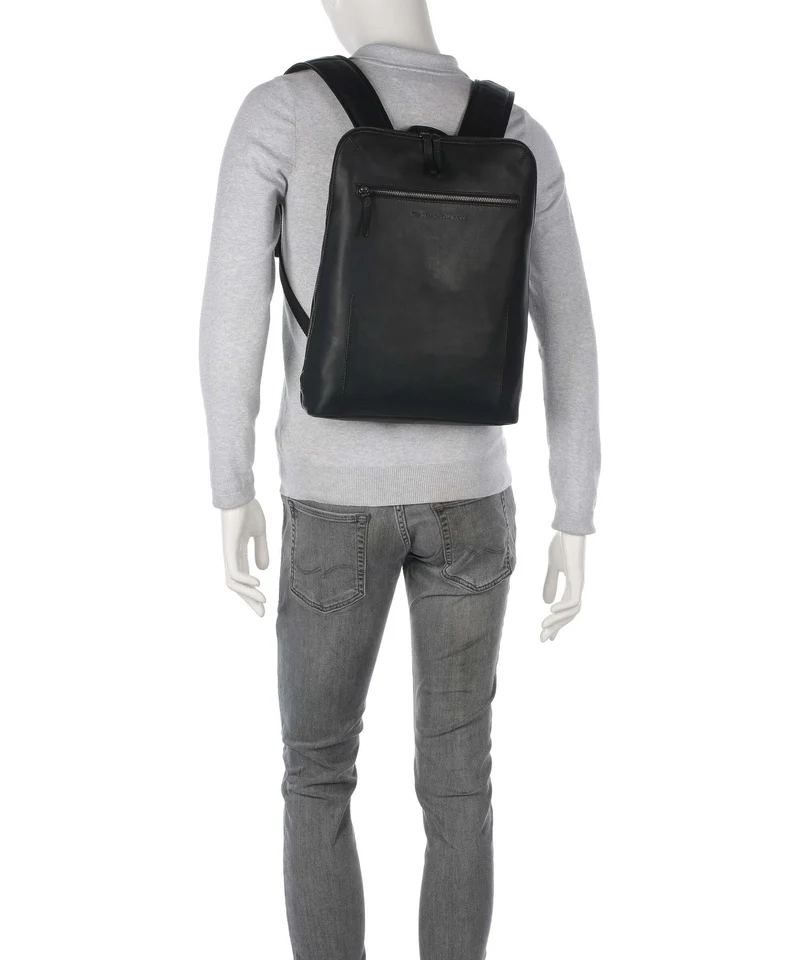 The Chesterfield Brand Wax Pull Up Cow Filmore Sac à dos black