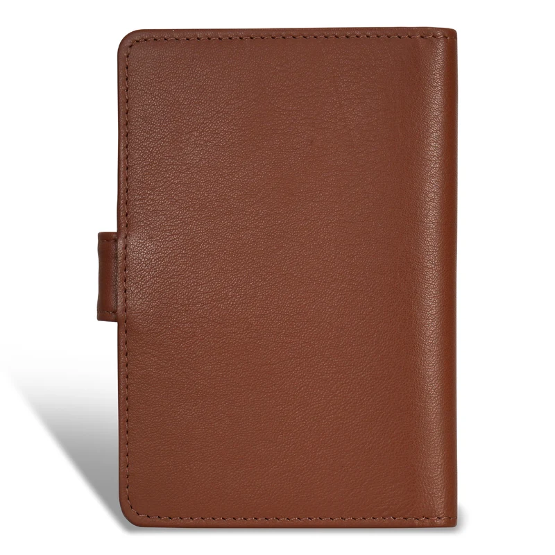 Onyx / Leather Passport Case