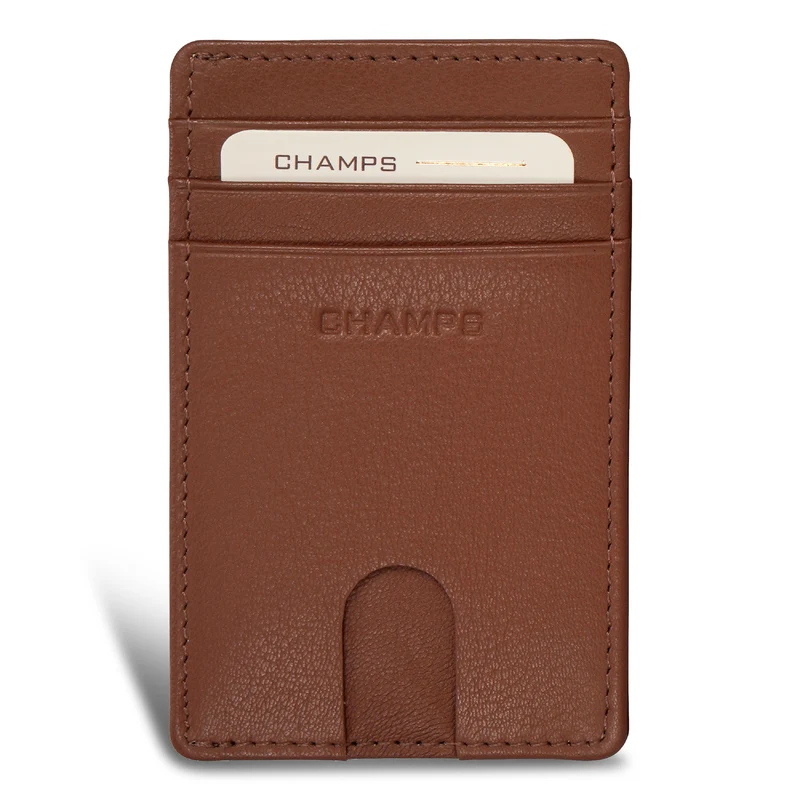 Onyx / Leather Access Card Case