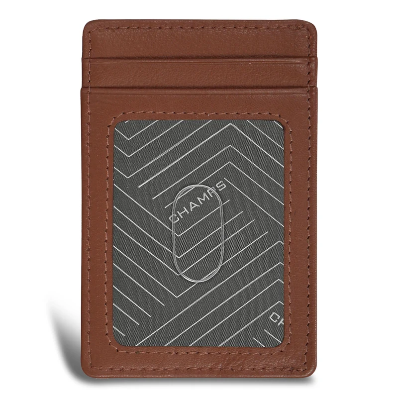 Onyx / Leather Access Card Case