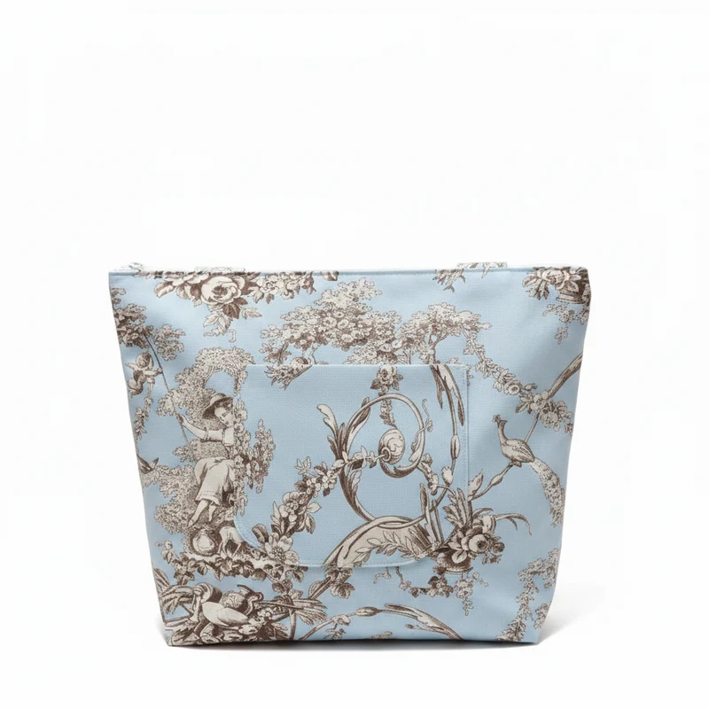 Sac à main toile de Jouy