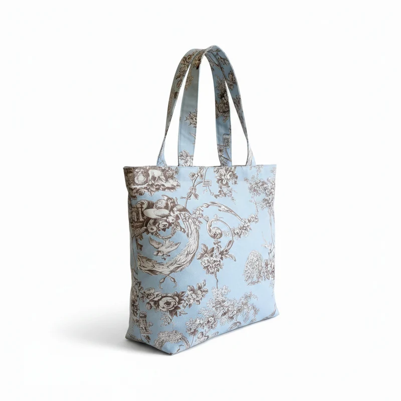Sac à main toile de Jouy
