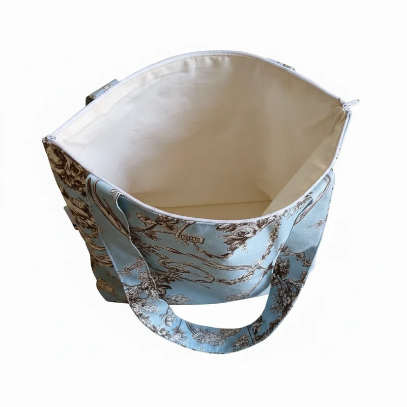 Sac à main toile de Jouy