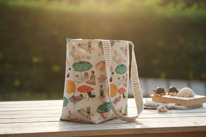 Tote bag estival fait main