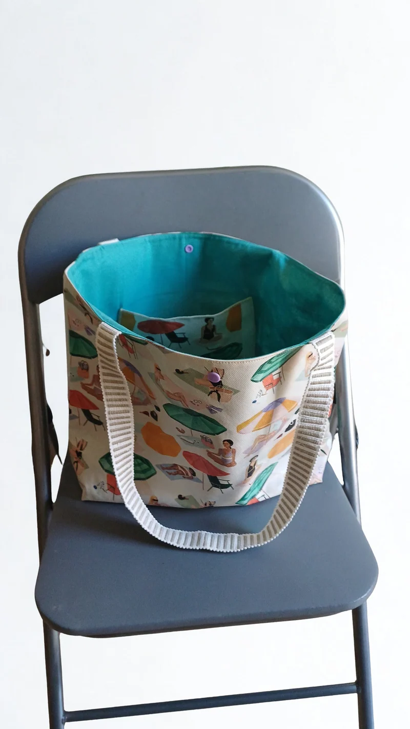 Tote bag estival fait main