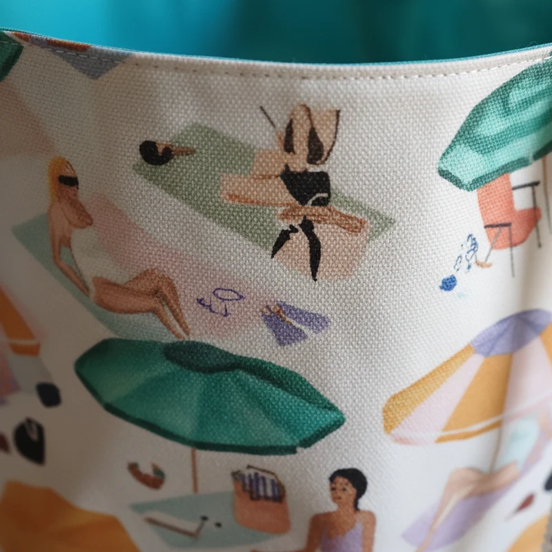 Tote bag estival fait main