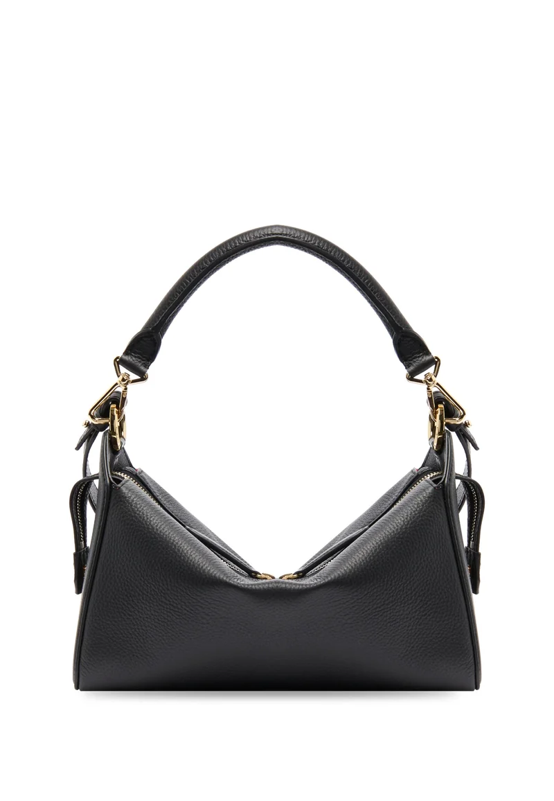Lancel Louison Sac Hobo Zippé M Cuir Noir