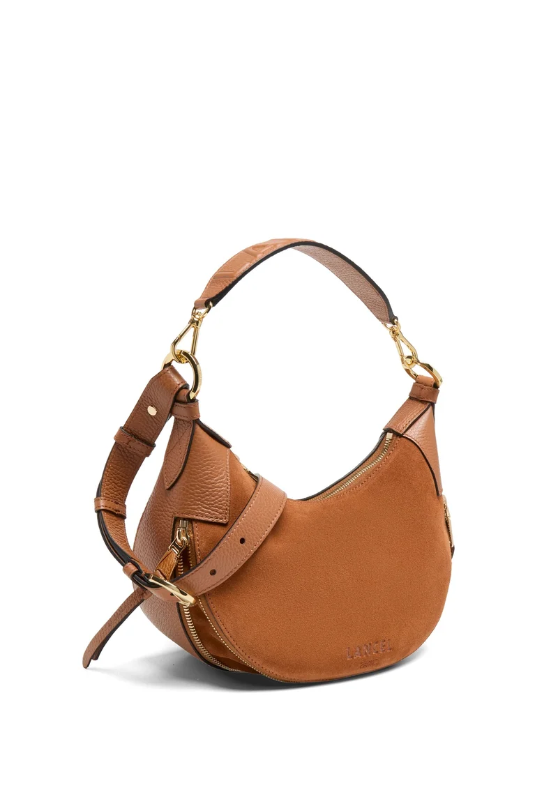 Lancel Origami Sac Hobo S Cuir Camel