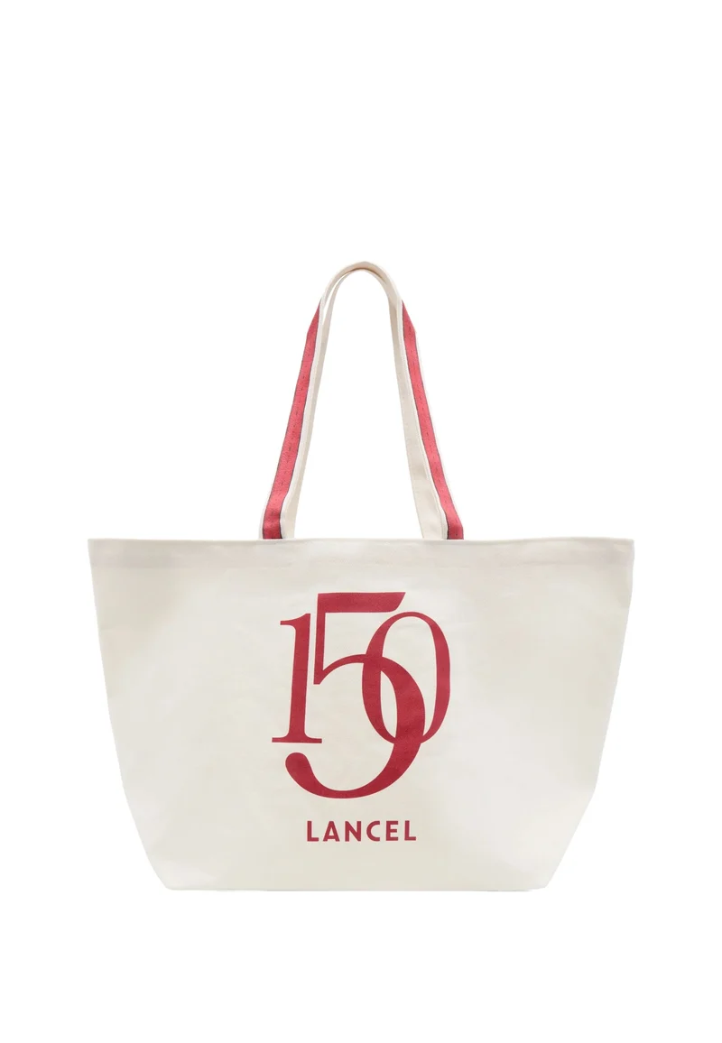 Lancel Capsule Grand Cabas Toile Naturel Beige